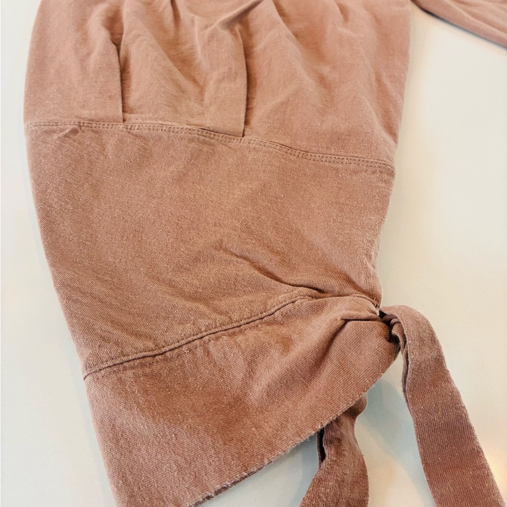 Chic Tan Casual Cotton Pants View 4